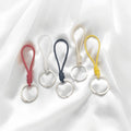 Braided Cord Loop Key Ring Five Color Split Keychain view 4