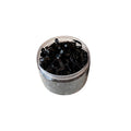 Black Elastic Hair Ties In Thicker Or Finer Styles Inside Clear Jars view 5