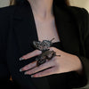 Large Black Butterfly
