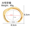 Gold Open Cuff