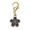 Enamel Cherry Blossom Flower Charm Gold Lobster Clasp Five Colors view 8