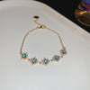 Gold Blue Squares
