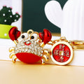 Jeweled Crab and Mixed Novelty Charm Keychains in Eighteen Options view 4