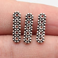 Antique Silver Metal Multi Hole Bar Spacer Beads For Jewelry Making view 3