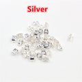 Square Metal Butterfly Earring Backs in Fourteen Options view 6