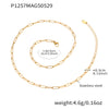 Gold Paperclip Chain