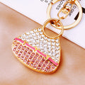 Jeweled Handbag Keychains in Twenty Top Handle, Heart and Jelly Styles view 2