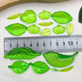 Clear Leaf Glossy Charms with 18 Listed Options for DIY Jewelry Making view 3