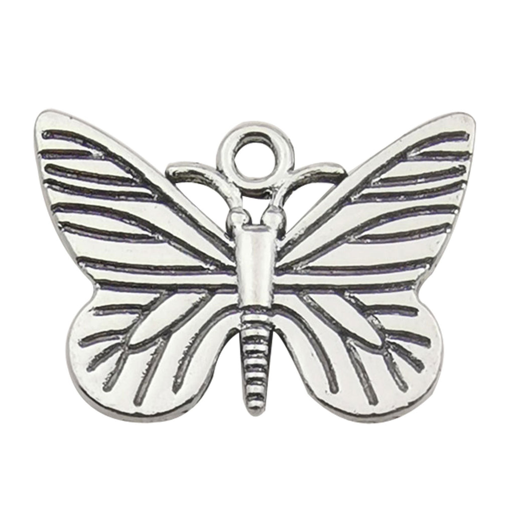 Zinc Alloy Hollow Butterfly Charm Pendant for DIY Necklace Earring Bracelet Jewelry Making