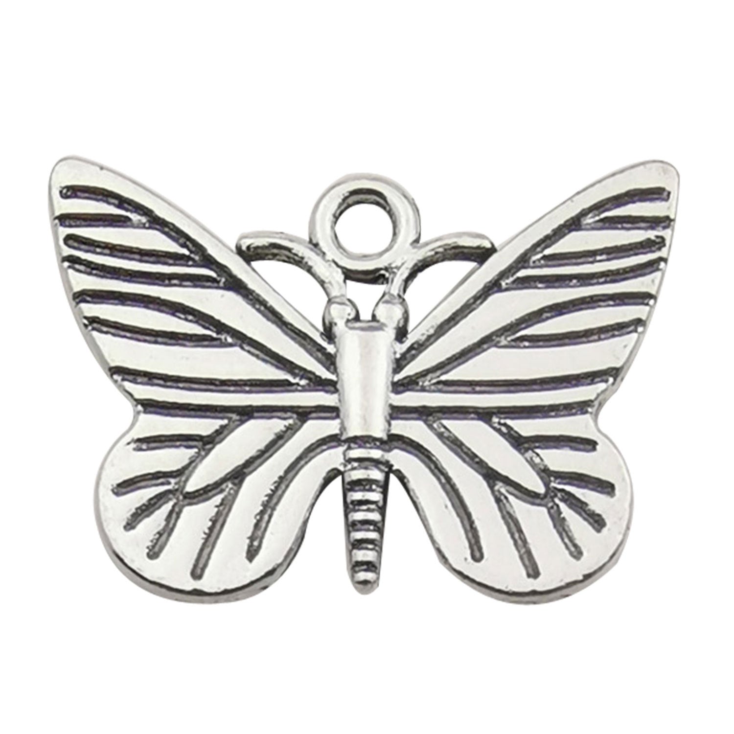 Zinc Alloy Hollow Butterfly Charm Pendant for DIY Necklace Earring Bracelet Jewelry Making