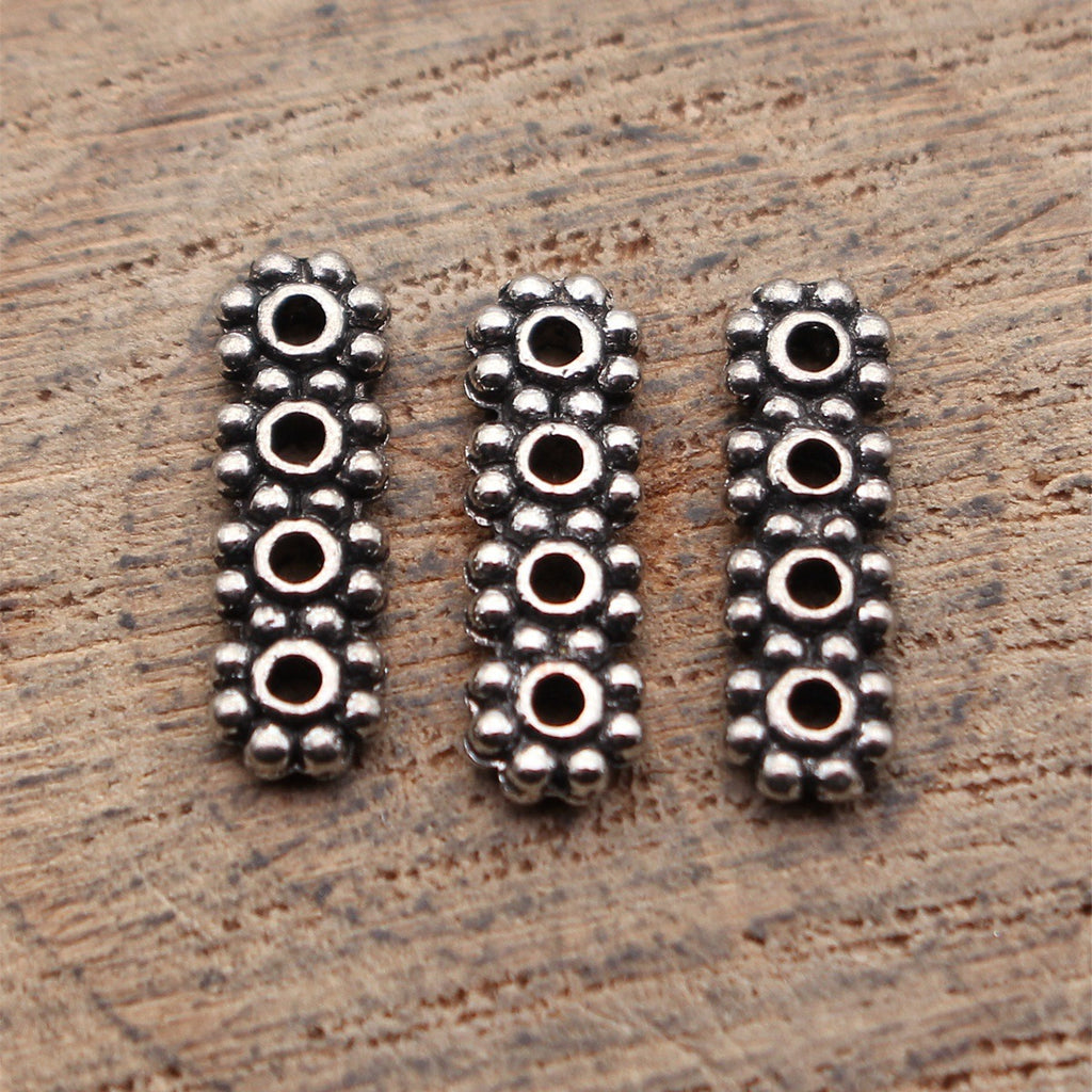 Zinc Alloy Multi Hole Spacer Beads for Bracelet Necklace DIY Jewelry Findings Making