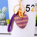 Bubble Crystal Heart Keychains in Six Colors plus Assorted Option view 10