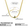 Green Enamel Butterfly Curb Chain Necklace Gold Tone view 6