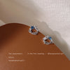 Aqua Openwork Stud