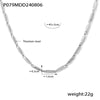 Silver Engraved Necklace