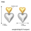 F982 GoldSilver Earrings