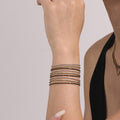 Slim Crystal Tennis Bracelet in Four Colors and Three Lengths view 3