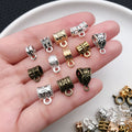 Antique Silver Gold-Tone Spacer Bead Metal Beads with 6 Listed Options view 2