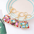 Gold Rhinestone Mini Handbag Keychains 3 Color Options view 1