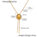 Hollow Hemisphere Zircon Necklace Ring Stud Jewelry Set view 6