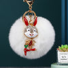 Red-Rabbit White-Pom