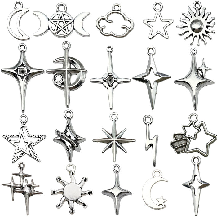 Metallic Cross Metal Charms with 22 Listed Options