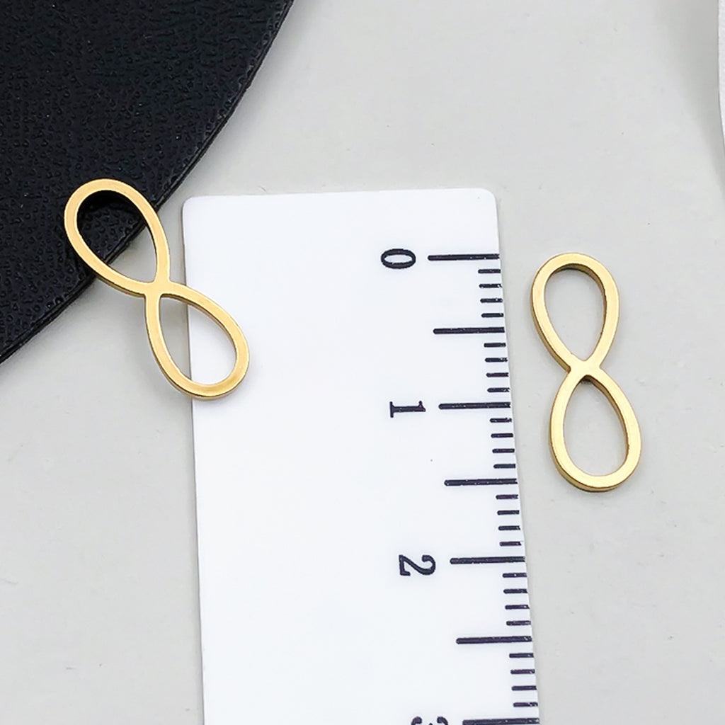 Gold Plated Stainless Steel Hollow Five Point Star Charm Pendant for DIY Necklaces
