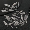 Metallic Leaf Metal Charms with 9 Listed Options for DIY Jewelry Making view 3