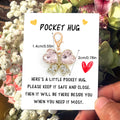 Pocket Hug Enamel Tulip and Crystal Butterfly Clip Charm view 3