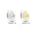 Oval Faceted Glass Jewelry Components For DIY Earrings And Bracelets Charms view 2
