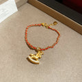 Gold Red Chinese Zodiac Horse Charm Bracelets 26 Styles view 4