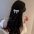 Three Hair Clip Styles With Pink Cat Silver Bow Or Purple Flowers view 2