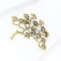 Pearl Pine Tree Brooch Branch Clusters Antique Gold Silver view 4