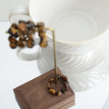 Tiger Eye Tumbled Bead Elastic Stretch Finger Ring view 2