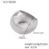 A117 Silver-Size6 Ring
