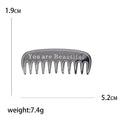You Are Beautiful Comb Brooch in Gold or Silver Tone view 5