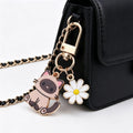 Siamese Cat and White Daisy Enamel Clip Keychain Eight-Style Collection view 4
