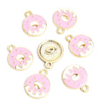 Enamel-Look Gold Silver Donut Alloy Charms in 12 Styles view 7