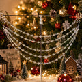 Clear Crystal Multi Layer Bead Garland Christmas Tree Decor view 4
