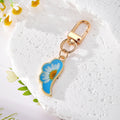 Wing Resin Daisy Keychains Gold Lobster Clasp 4 Styles view 7