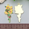 Gold-Tone Sunflower Metal Charms with 11 Listed Options view 9