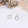 Clear Square Hoop