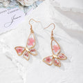 Resin Dried Flower Butterfly Fish Shape Earrings 8 Styles view 2