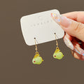 Rabbit Hook Pom Pom and Stud Earrings in Three Styles view 6