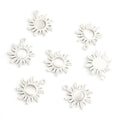 Colorful Cabochon Sunflower Jewelry Components For DIY Earrings And Bracelets Charms view 12