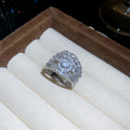 Crystal Open Rings Square Scallop and Floral Styles view 10