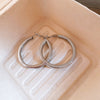 Silver Hoops