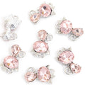 Faceted Crystal Cat Charms in Ten Colors and Two Metal Tones view 7