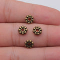 Beaded Edge Ring Spacer Beads in 2 Metal Finishes for Jewelry Making view 4