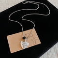 Silver Tone Star and Heart Stone Pendant Long Necklaces view 10